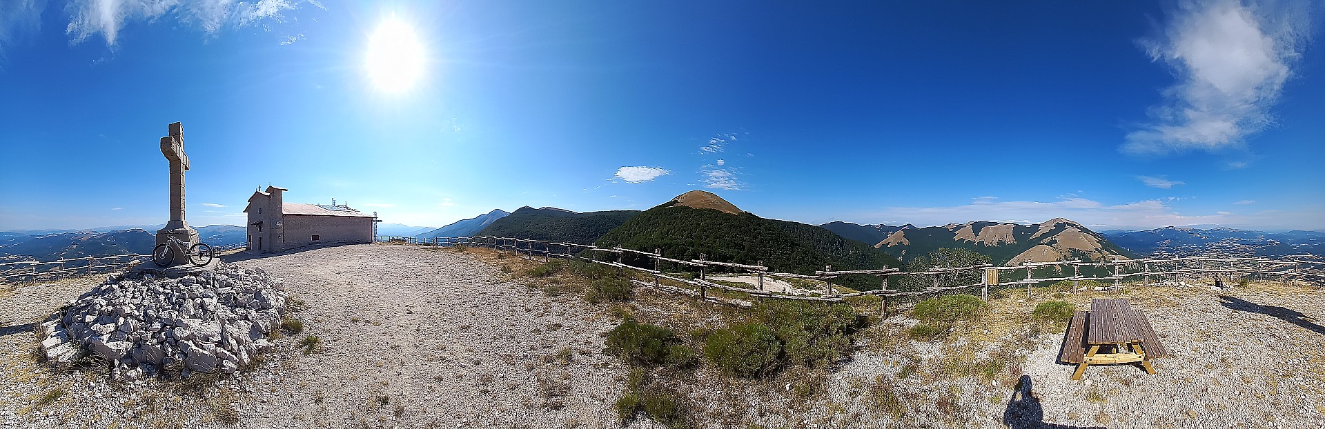 Superbe vue depuis le départ.