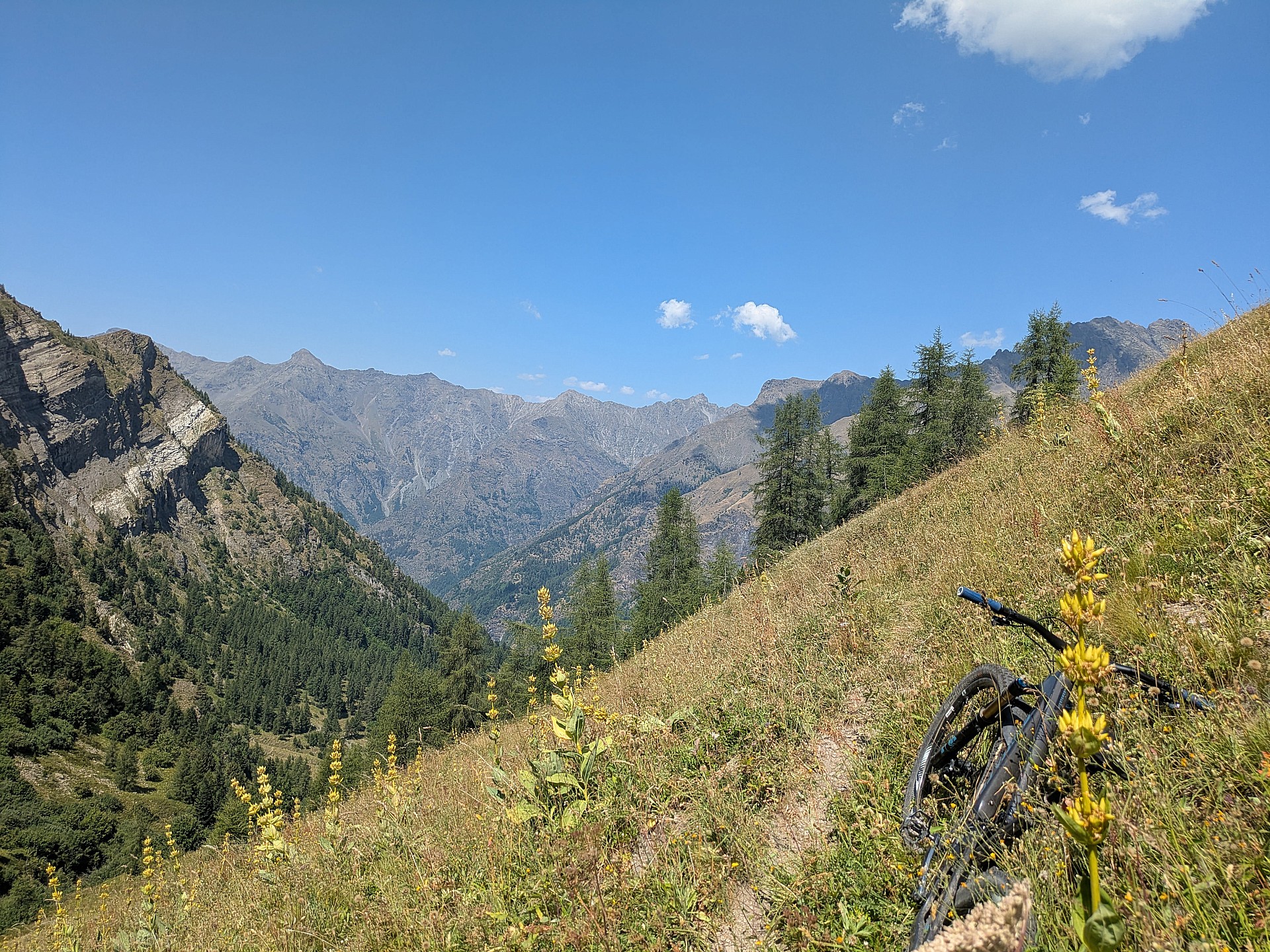 Vue vers le nord, altitude 2100 environ