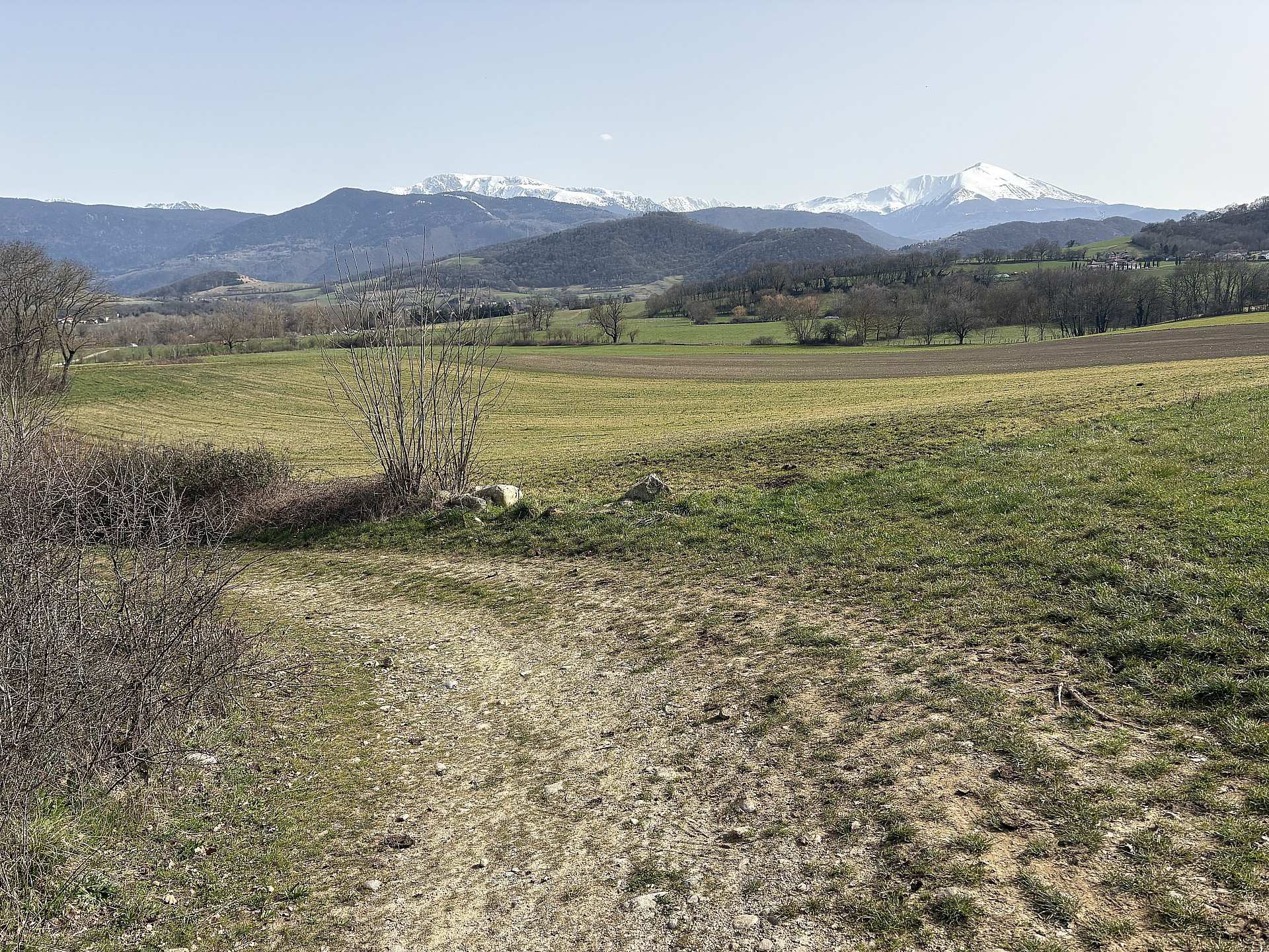 La sortie sur piste face à la Matheysine...