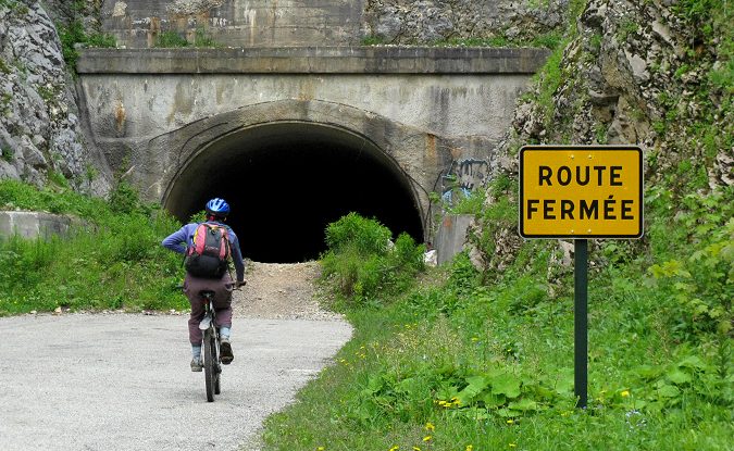 Tunnel du Mortier : Entrée côté intérieur du Vercors