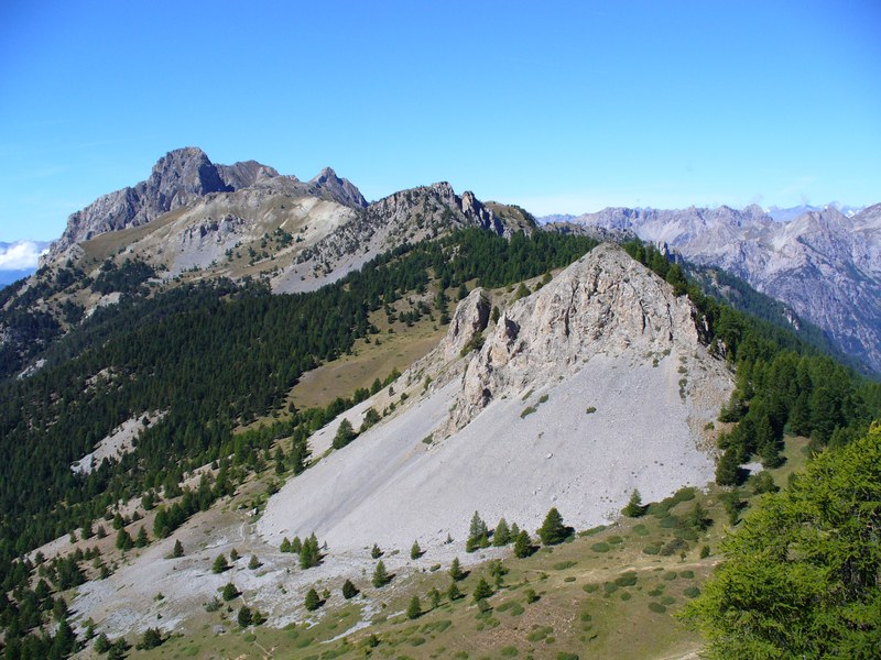 Sentier Montée : Au dessus du Col de Bramousse