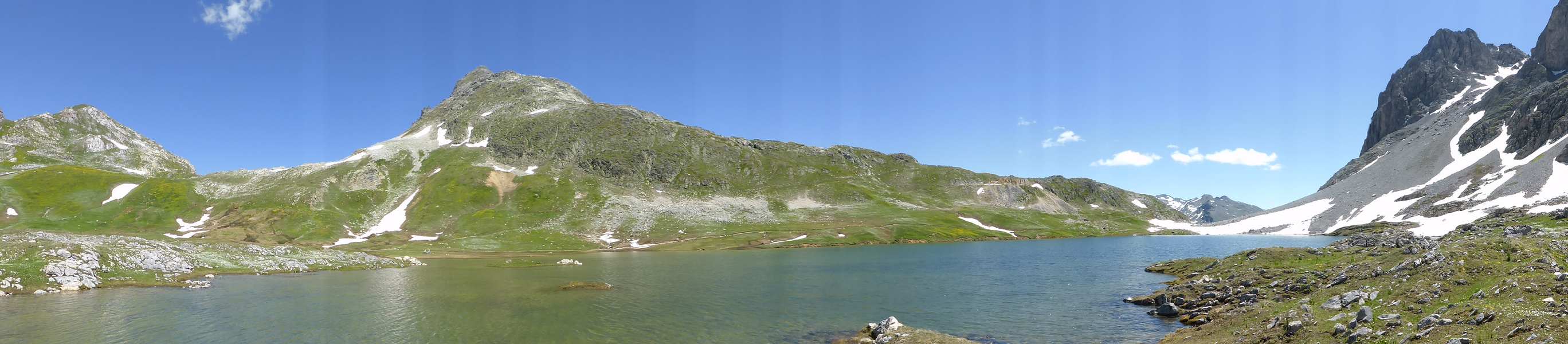 Col des Rochilles : Lac Rond, Panorama
