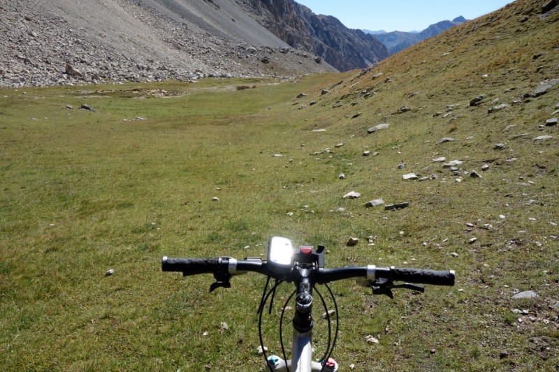 Col du Vallon : Dans la zone free ride vers 2400 m