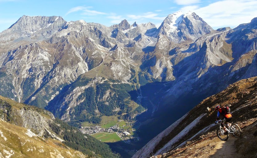 Face N du Petit Mont Blanc : Gavage d'épingles et décor tout aussi génial