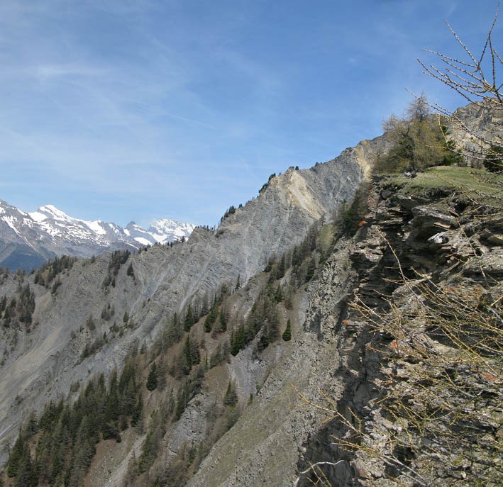 A pics de la crête de la Marlène