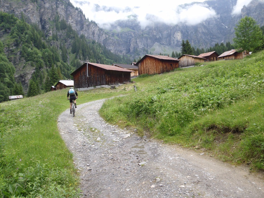 Chalets des Fonts : La piste est super entretenue.