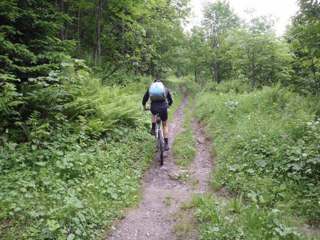 Grimpée du Petit Col d'Anterne : Des parties cyclables mais pentues.