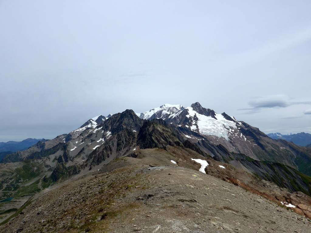Du sommet vue sur le Mt Blanc