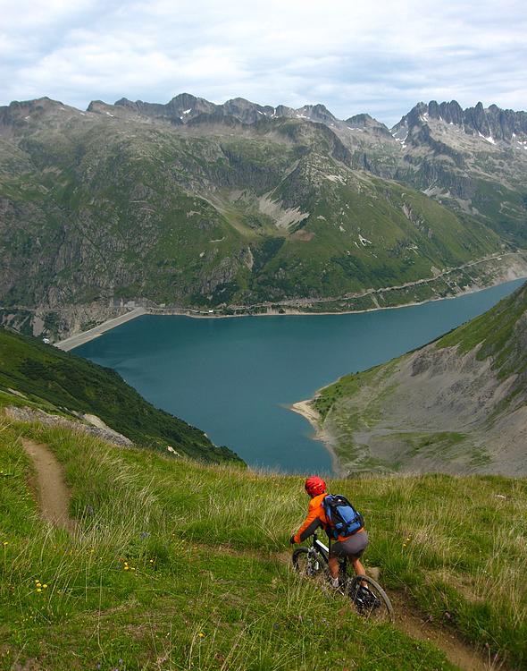 Sentier de la Cochette : Quelques mètres au dessus de Grand-Maison