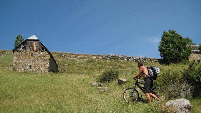 La Gourette : On sort de la forêt, ça commence à chauffer.