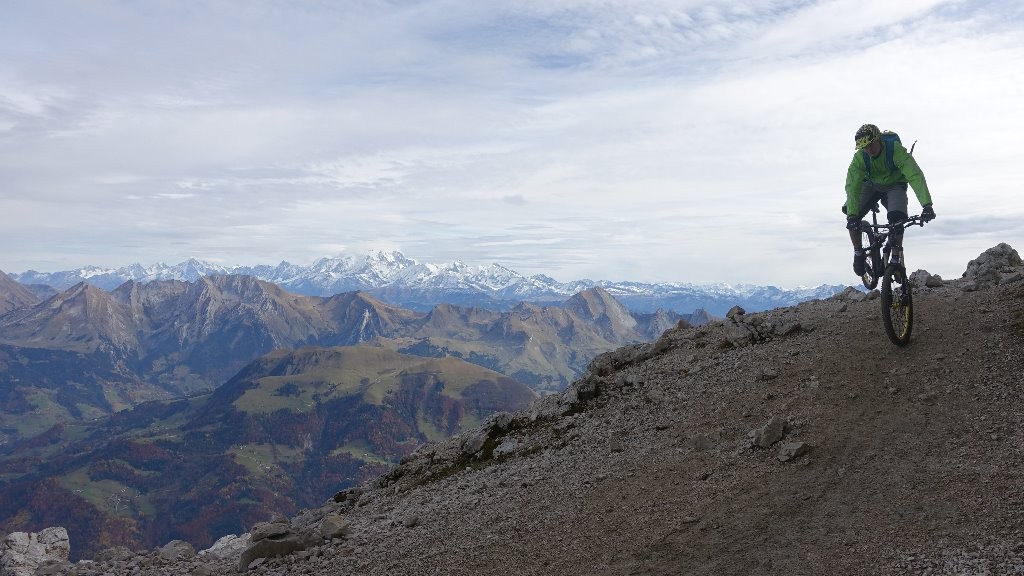 un style face au Mont Blanc