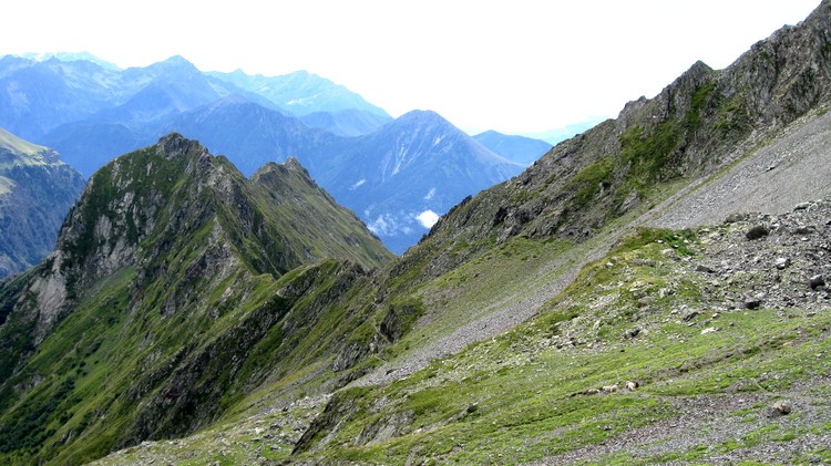 #12 col de Pierre Luminet : et sa traversée expo pour rejoindre le vallon de l col de Pierre Luminet : et sa traversée expo pour rejoindre le vallon de l'Infernet