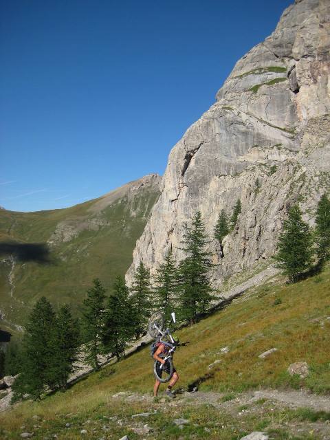 Col de la Trancoulette : L'arrivée de Marcus.
