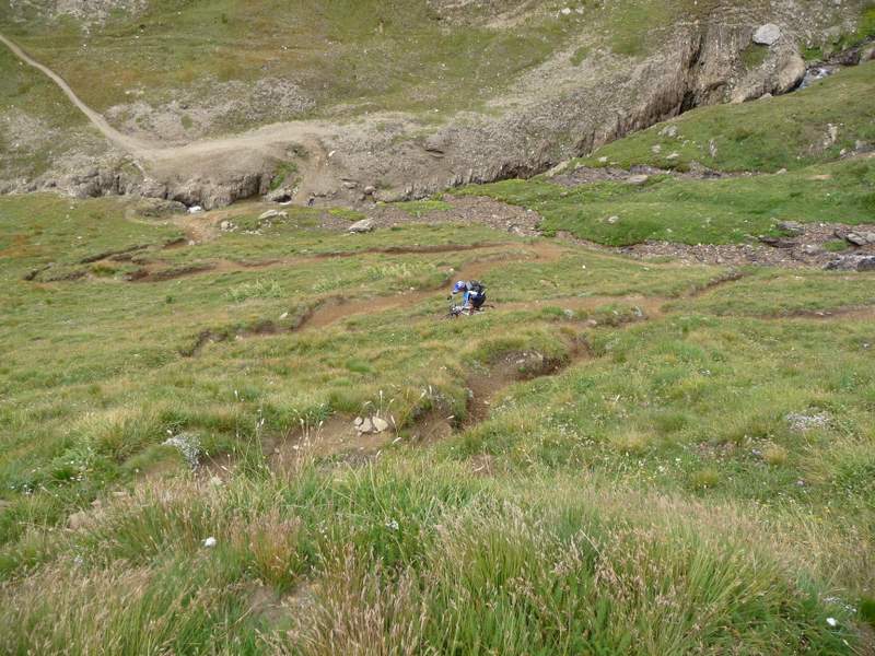 Griespass : Descente du Griespass sur Riale