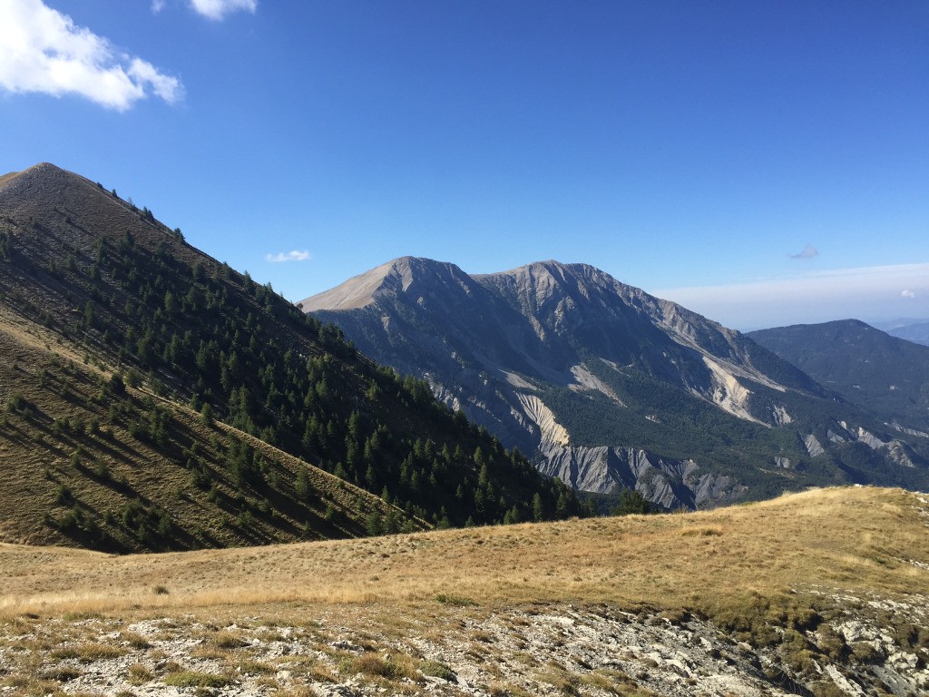 #9 Vue sur la face nord du cheval blanc et ses 17 couloirs Vue sur la face nord du cheval blanc et ses 17 couloirs