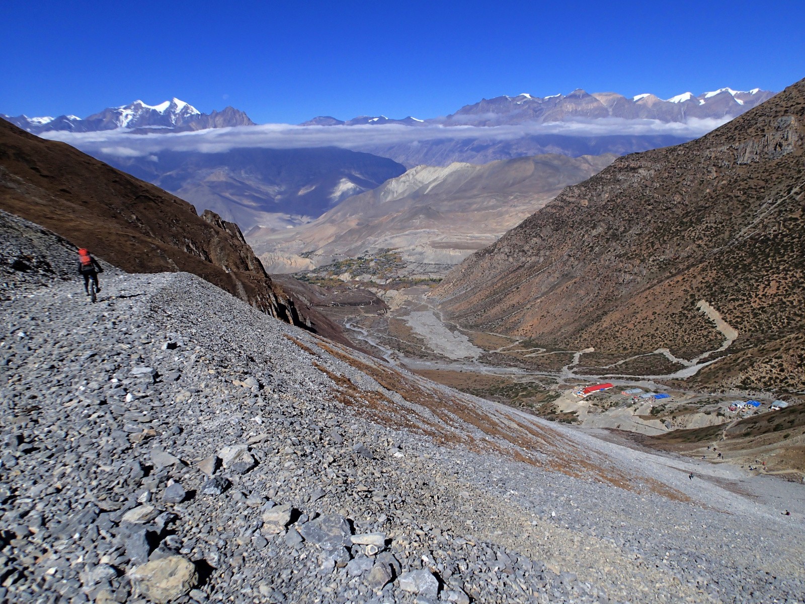 Et là tu te dis : est ce que ça passe sur le VTT ???
Eh ben voui, on ne mettra plus pieds à terre jusqu'à Pokhara ! Faut 
juste faire attention aux freins qui ont tendance à avoir un \