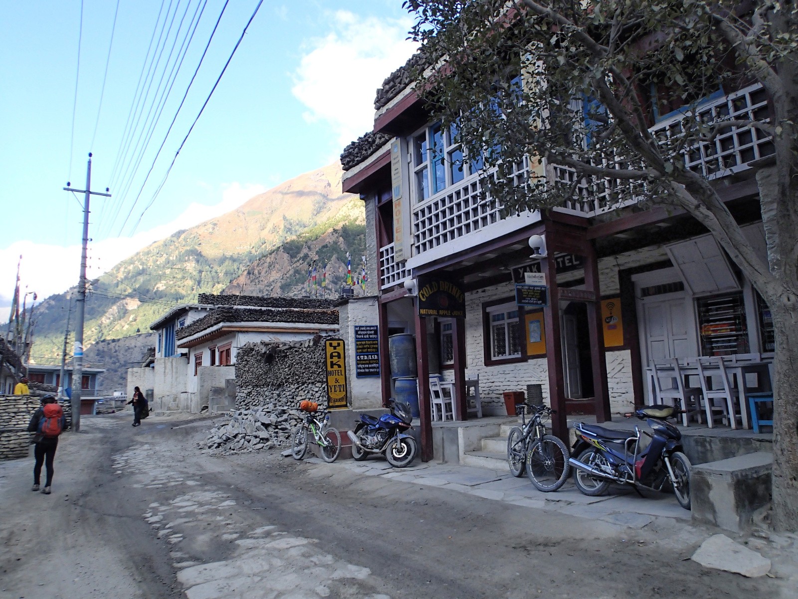 Halte pour la nuit à Tukuche...