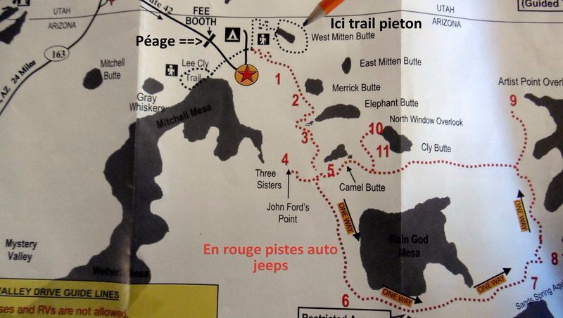#5 Trail piéton en haut, sinon il n Trail piéton en haut, sinon il n' y a pas de raison de ne pas pouvoir rouler sur les pistes 4x4 mais bonjour la poussière