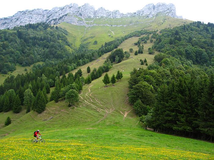 col du Potat : Dent d'Arclusaz, col de la Cochette et sa pente W