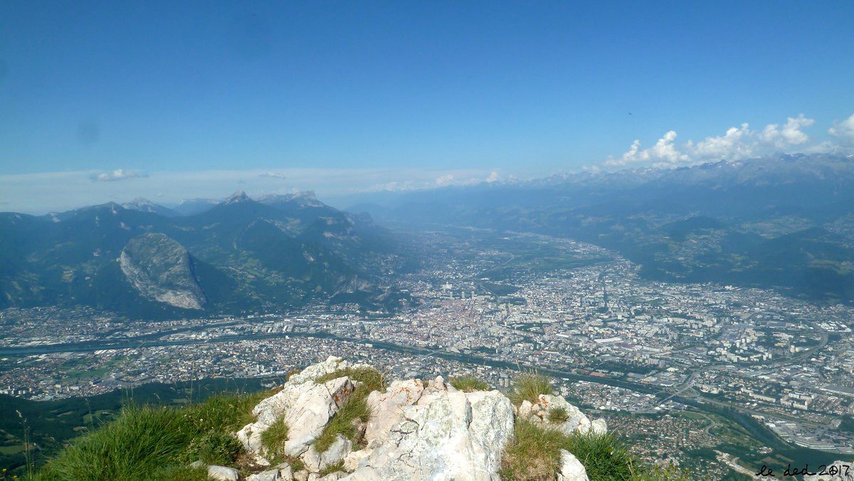 Grenoble depuis le Moucherotte
