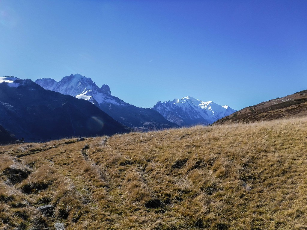 Mont Blanc depuis le col des Posettes