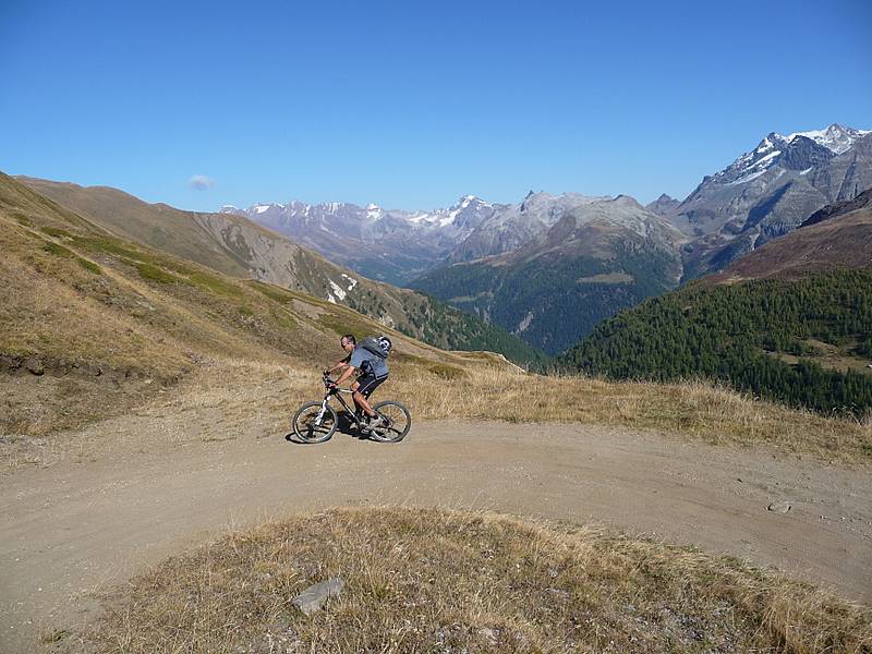 Remontée au Saflischpass