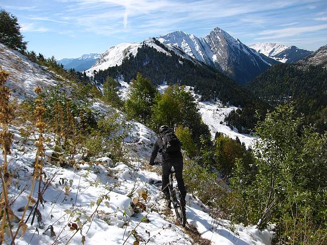 Parc du Mouton : Dans la traversée du flanc W
