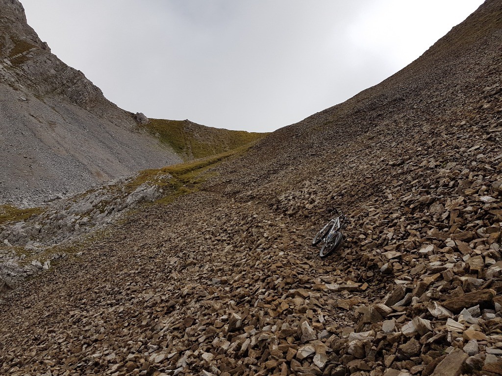 Vue sur le sommet de l'arête.