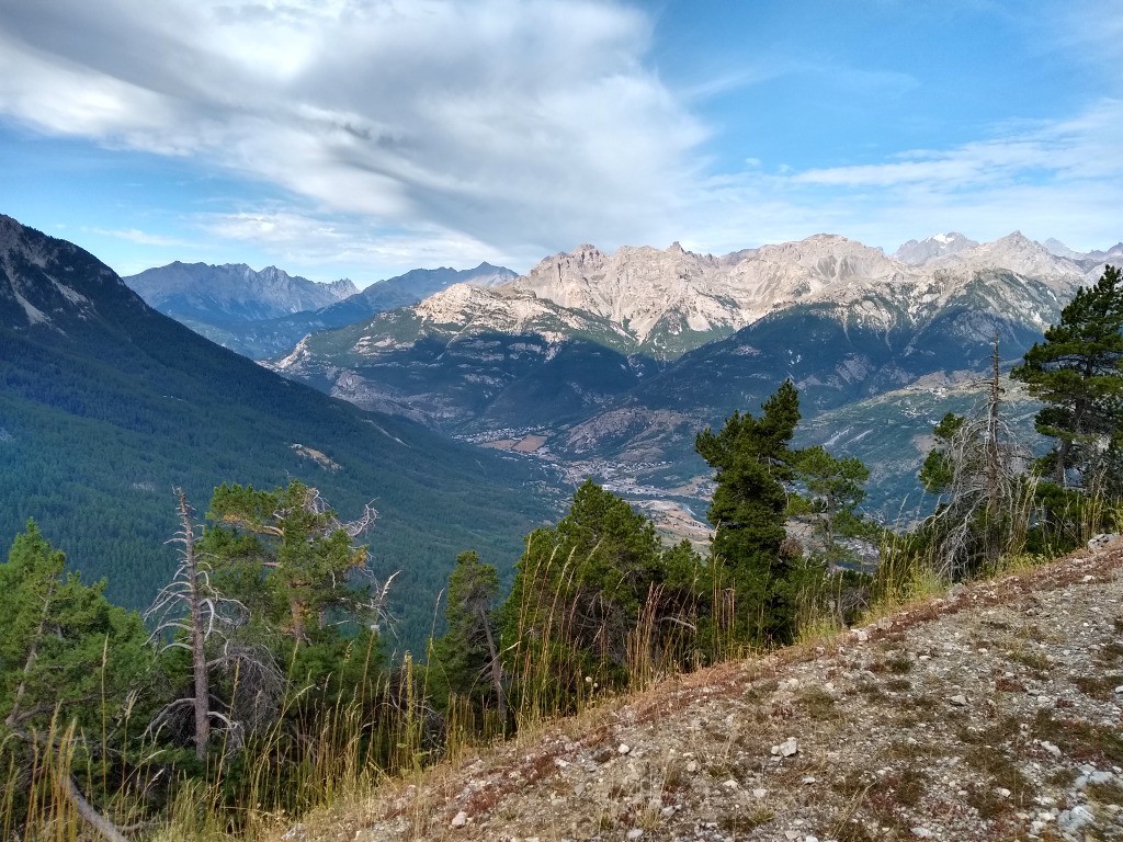 J1 - vue sur la vallée de Briançon