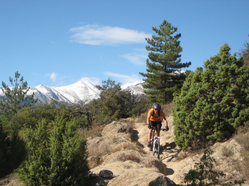 L'Ours : Descente du "sentier-canyon"