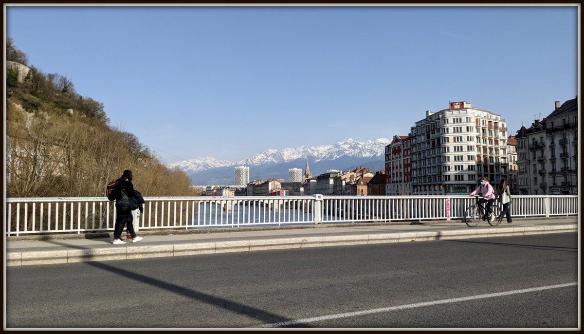 Le pont de la Porte de France - Grenoble
