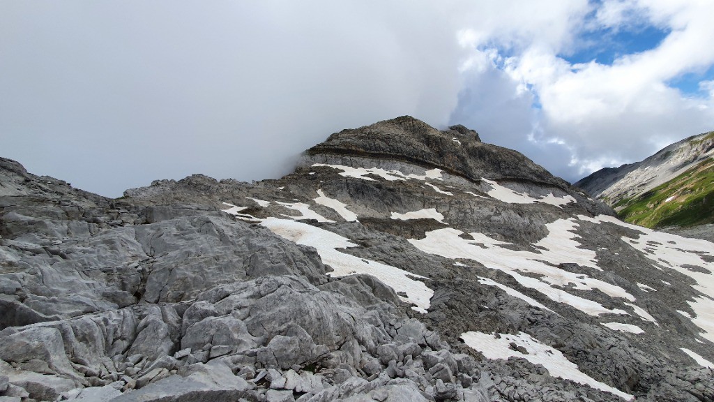 Nous allons faire demi-tour et remonter le Col de la Boîte aux Lettres. 