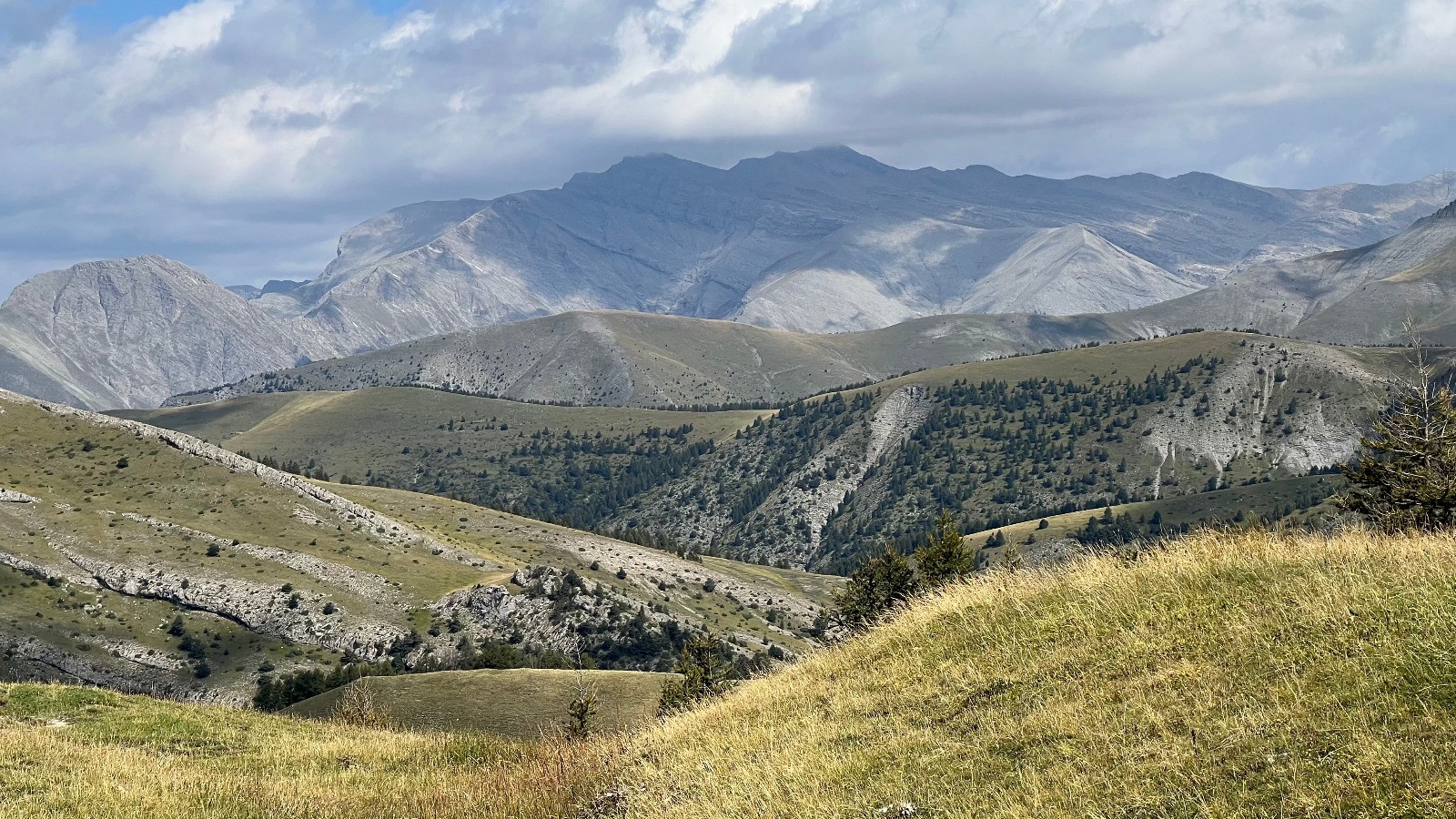 #16 Vue sur l Vue sur l'Estrop du col de Vachière