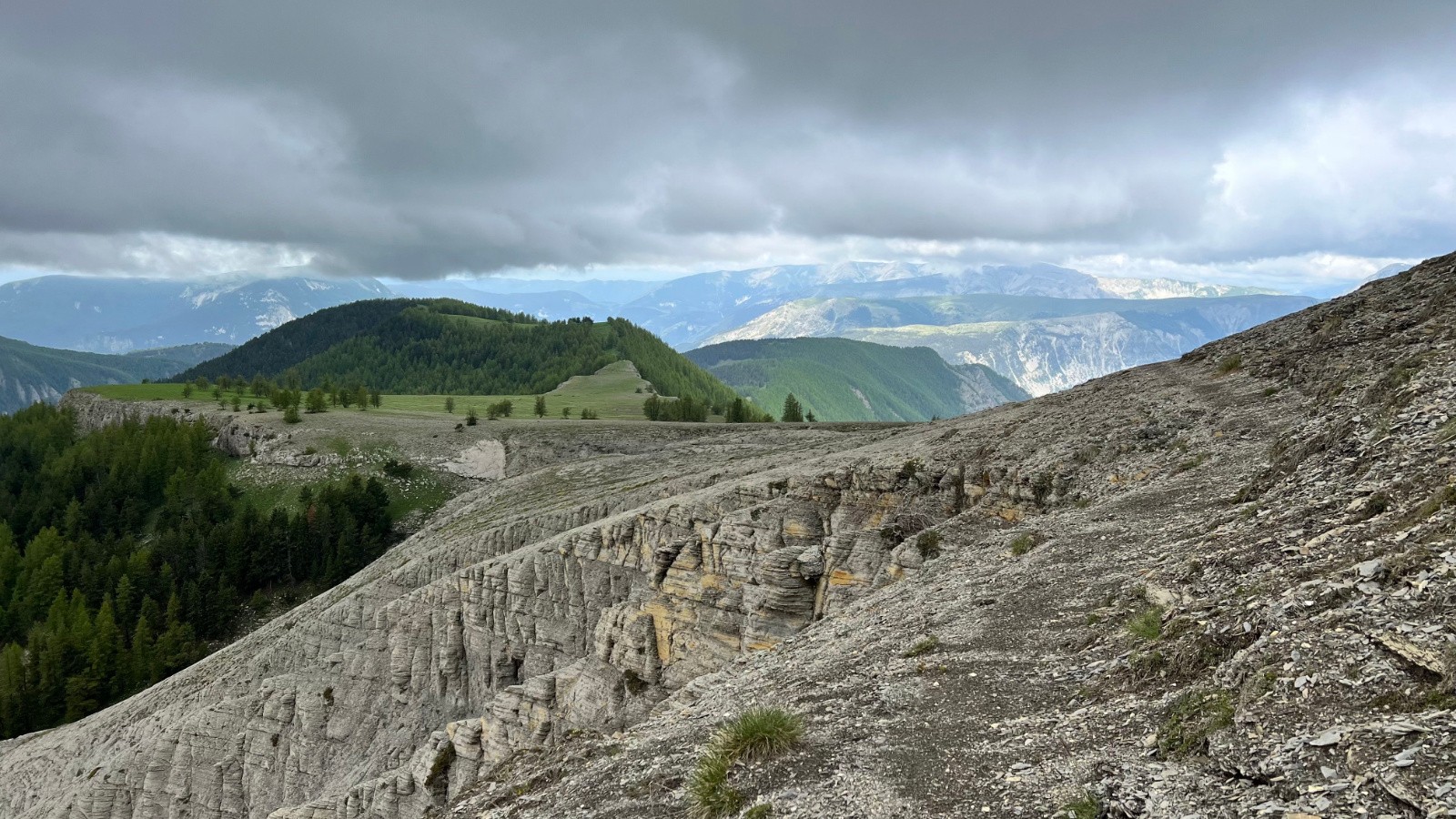 Plateau de pisse-en-l'air en vue