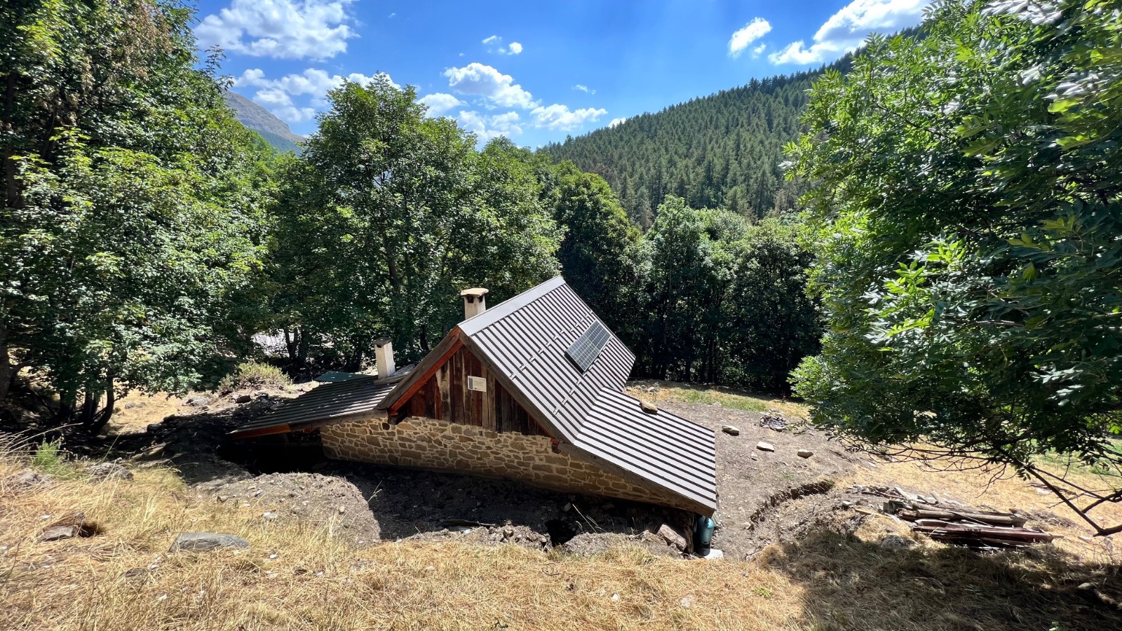 Jonction sur la cabane de Valboyere