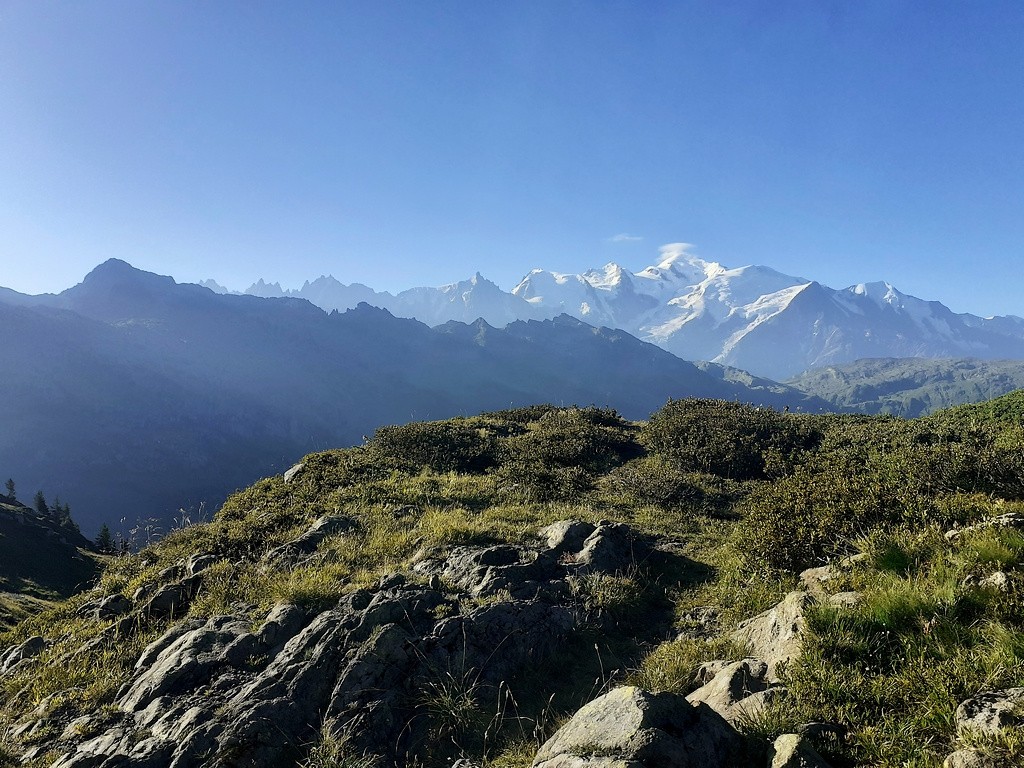 Vue sur le Mont-Blanc
    