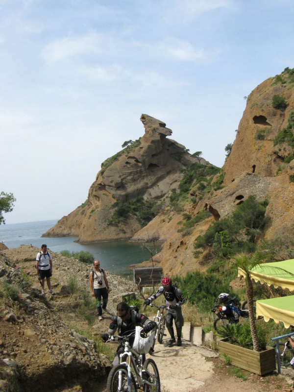 Calanque de Figuerolles : Les fous !