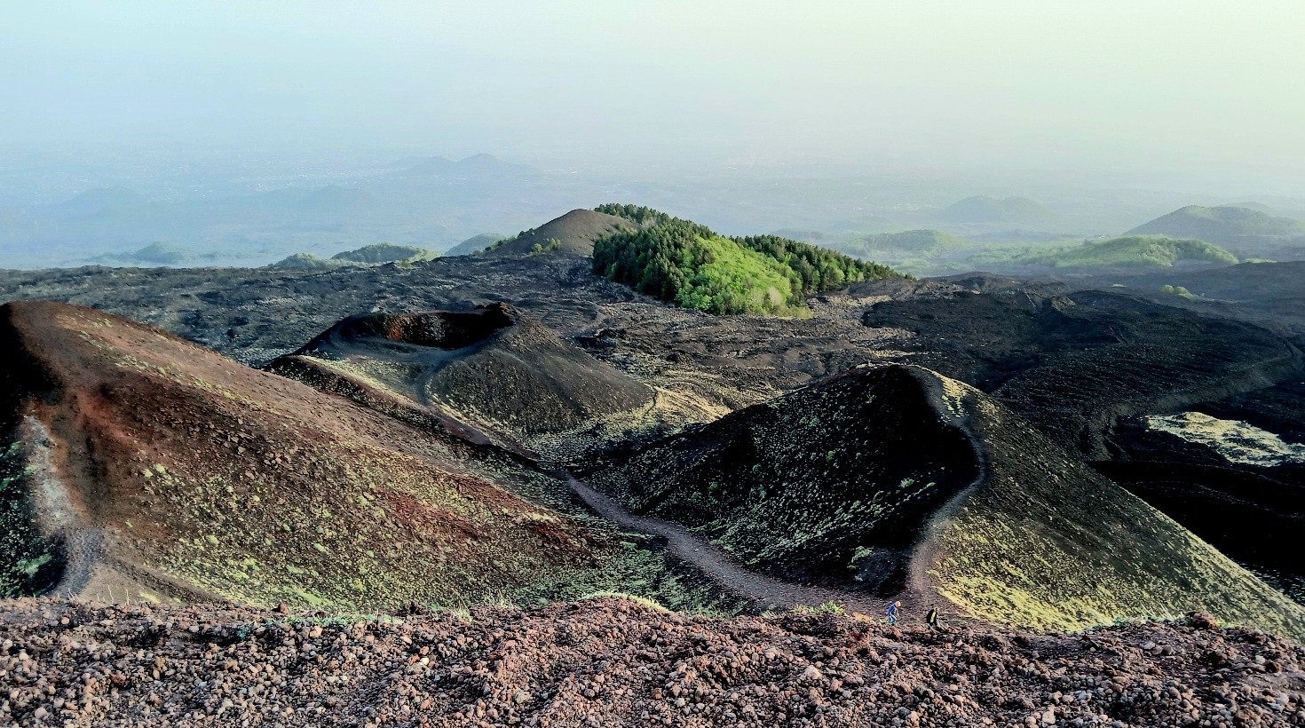 Les volcans à 2000, de quoi s’amuser en en faire le tour en vtt.