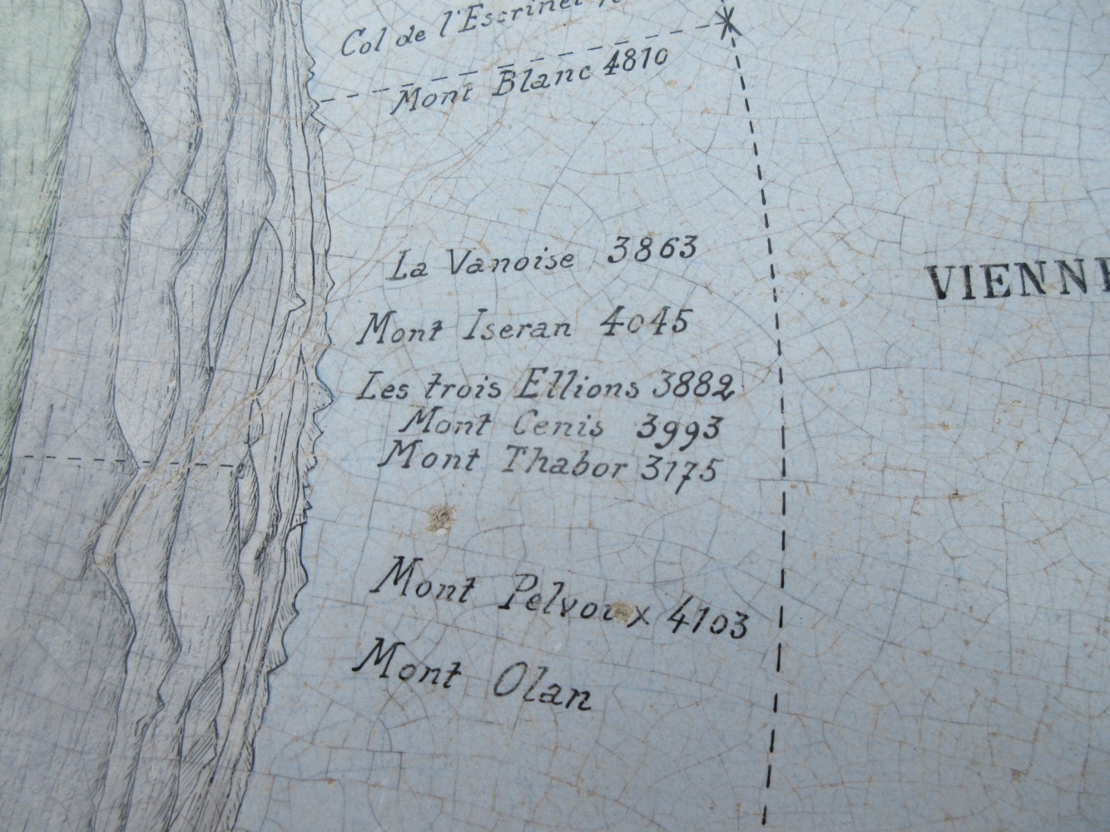 Table d'Orientation au Mont Aigoual : quand la Haute Maurienne était encore une terra incognita