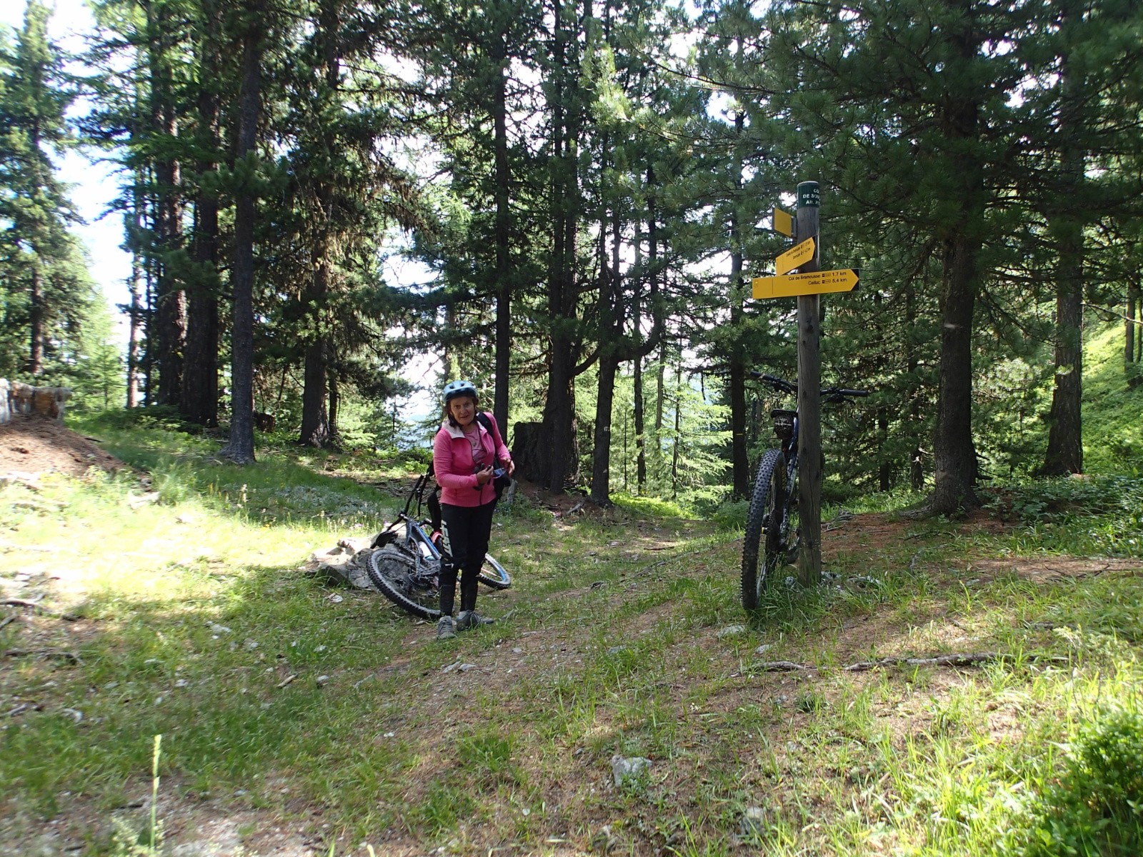 Col de Souillet, on part en traversée vers le col Fromage...