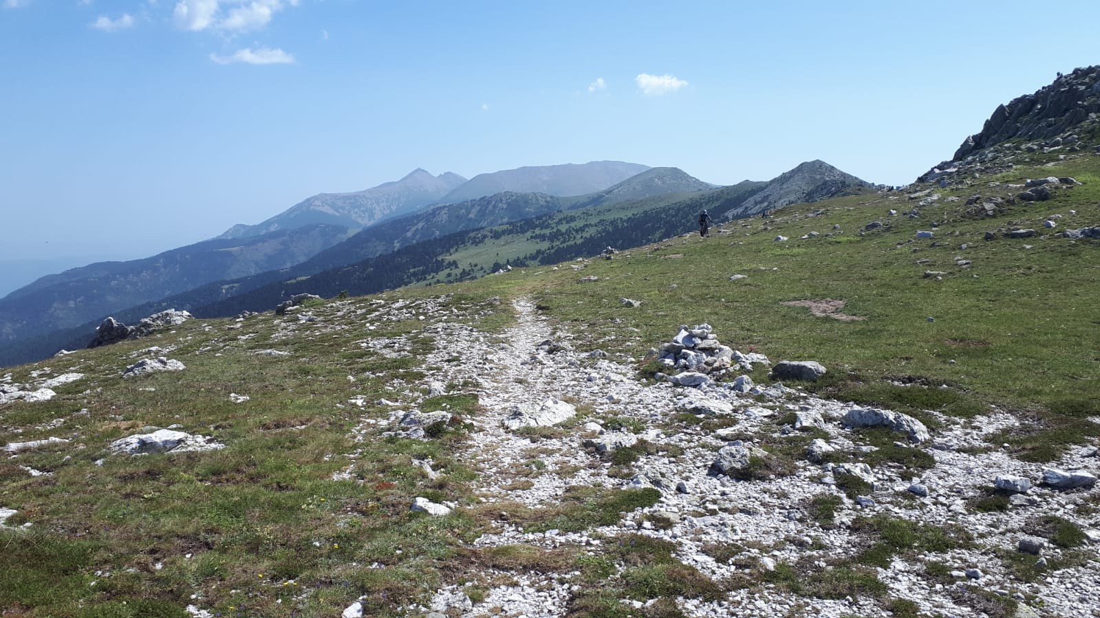 Le sentier balisé  