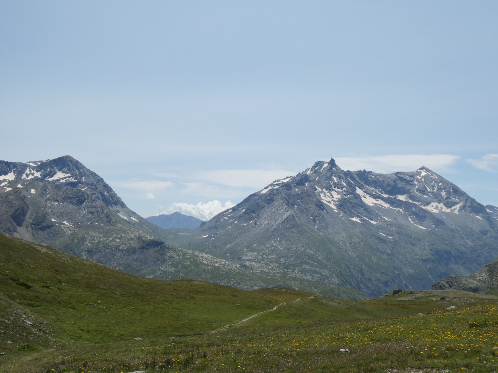 Massif d'Ambin et les Dents depuis le col