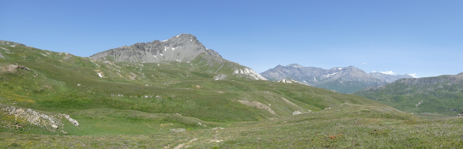 Sous le col de Bellecombe