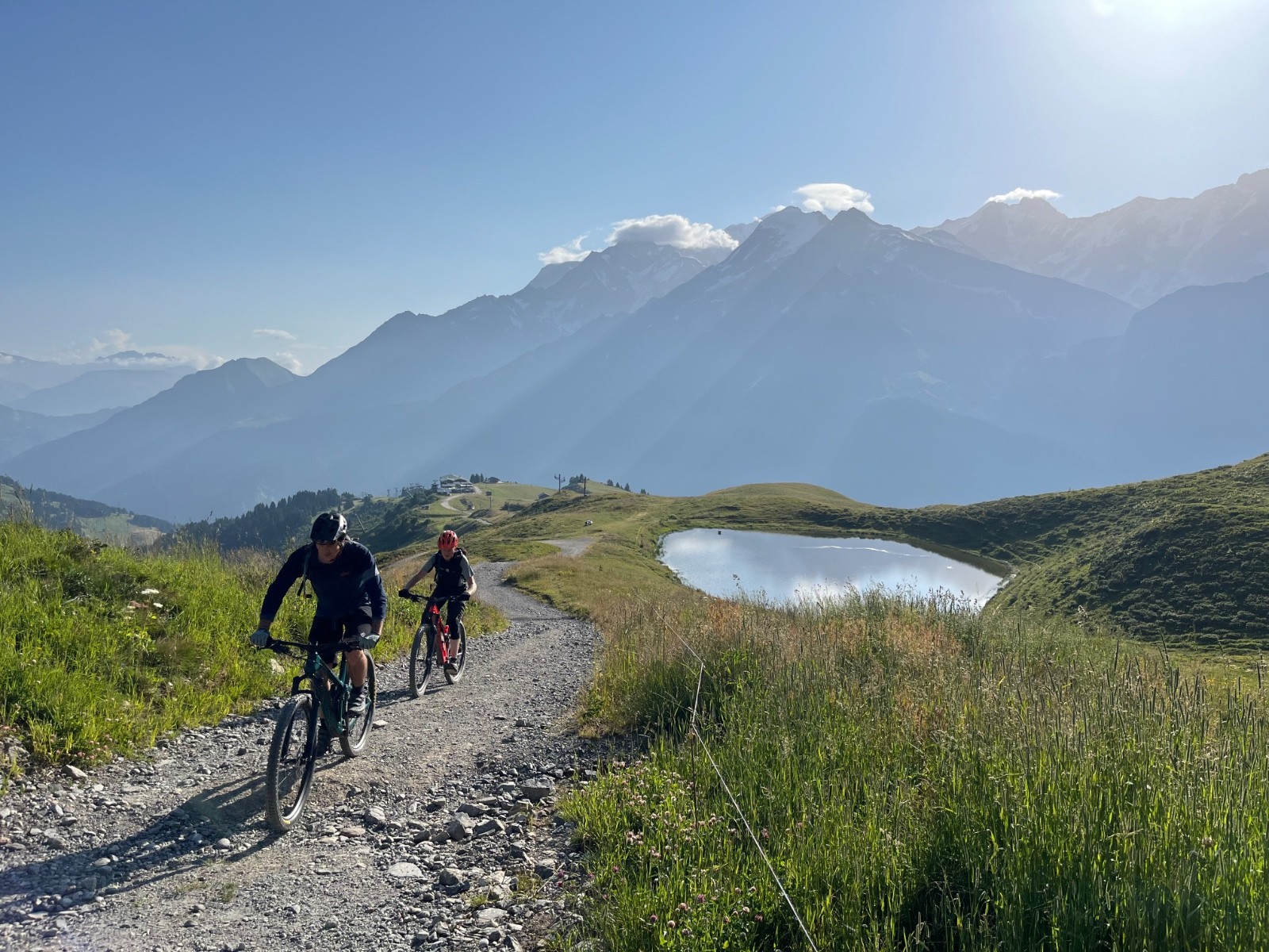  Au dessus du lac de Roselette