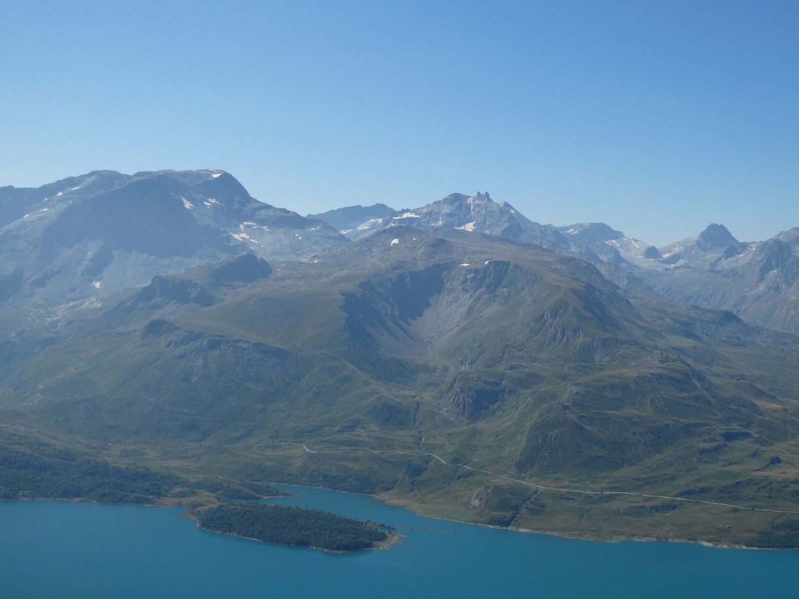 Massif d'Ambin et le lac