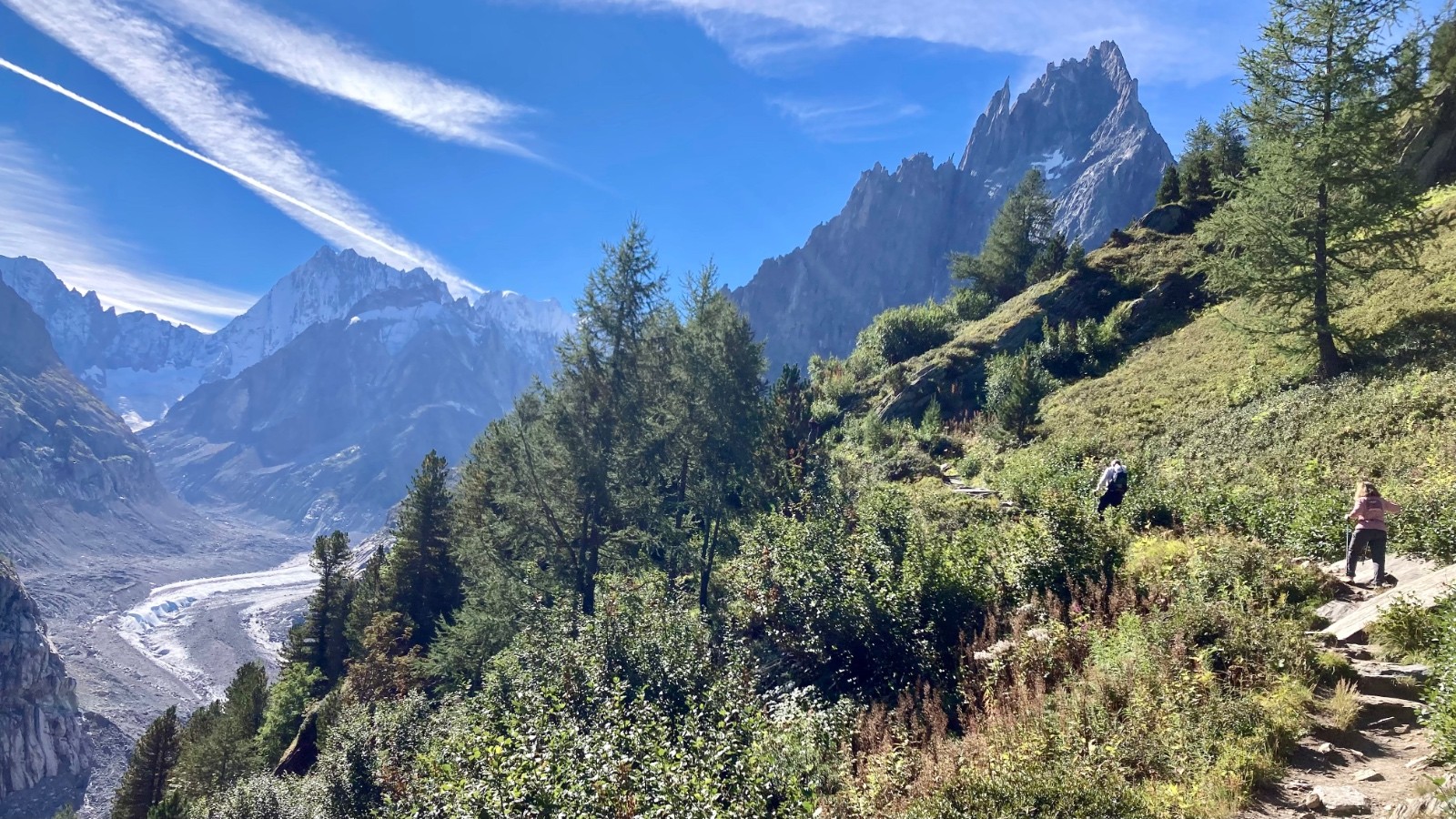 Vers Signal Forbes, la Mer de Glace qui prend chère…