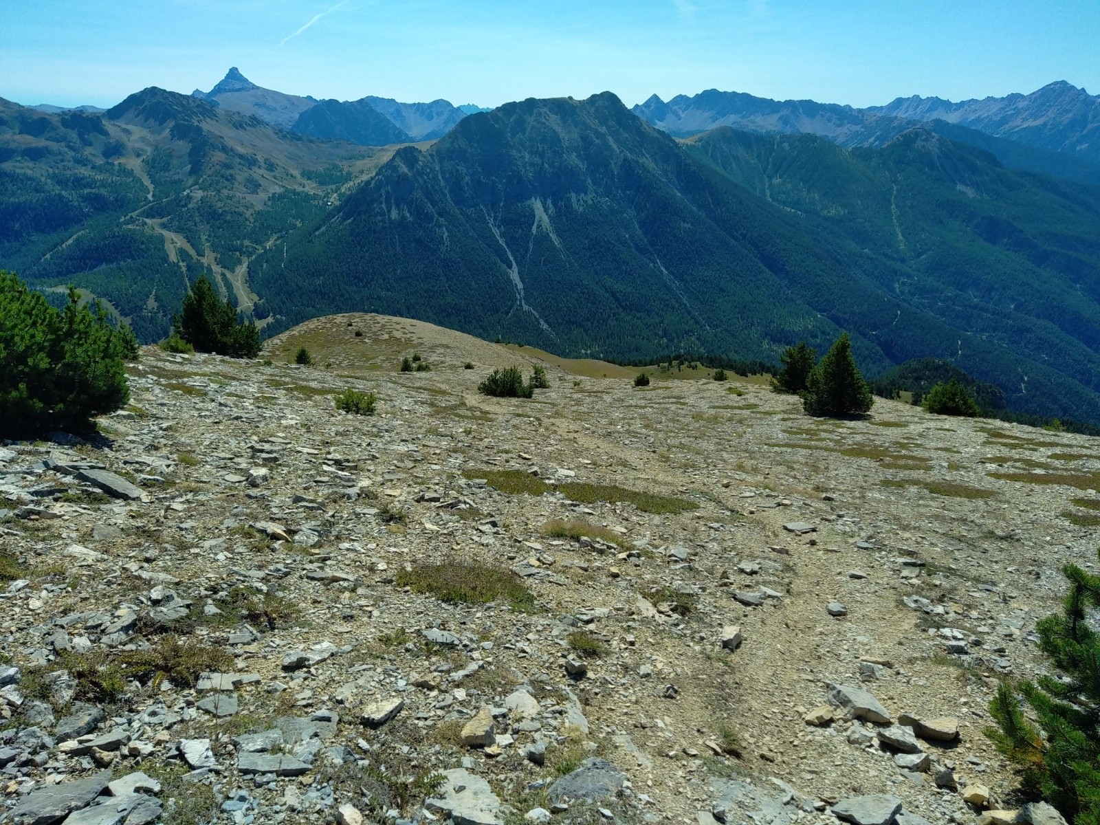  Pic de rochebrune et Viso au fond à gauche 