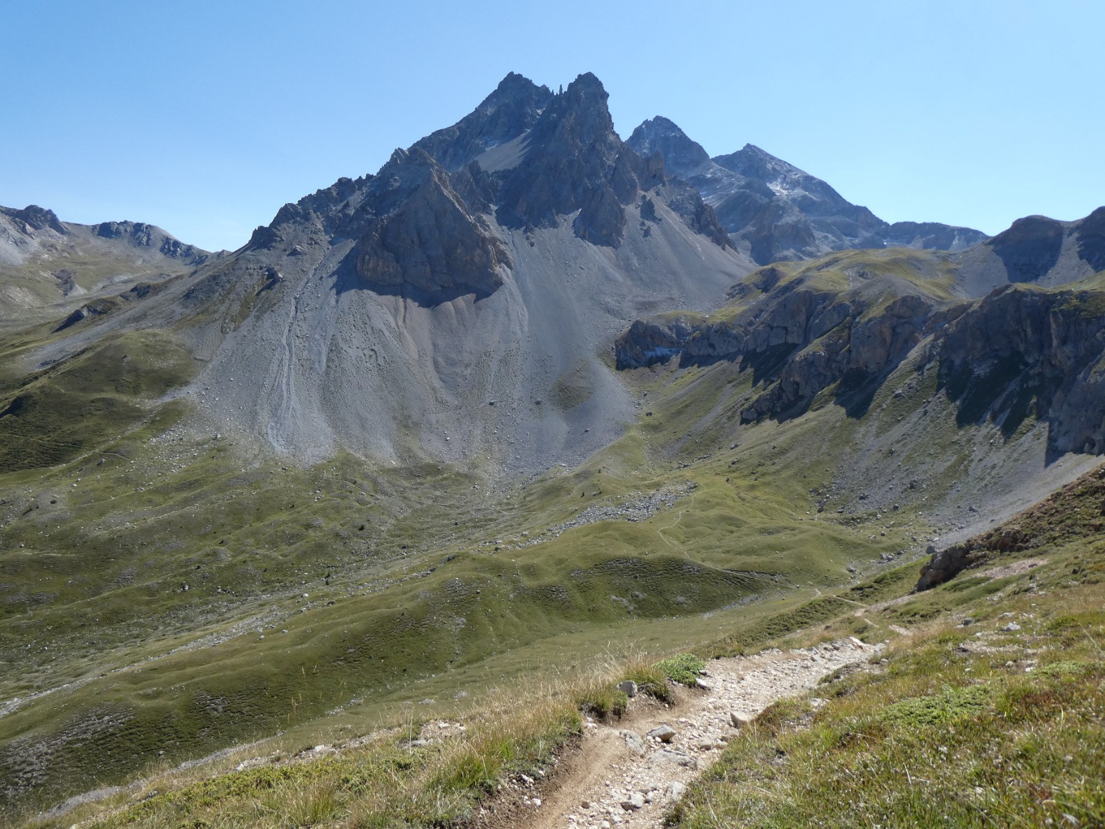 Le Gran Bagna, debut de descente sur Fontaine Froide