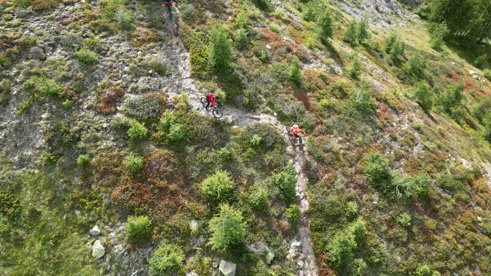 Descente soutenue du Colle Stau