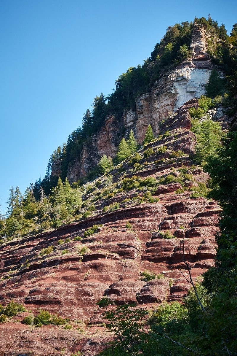 Sur le chemin des Traverses (au-dessus des gorges du Cians)